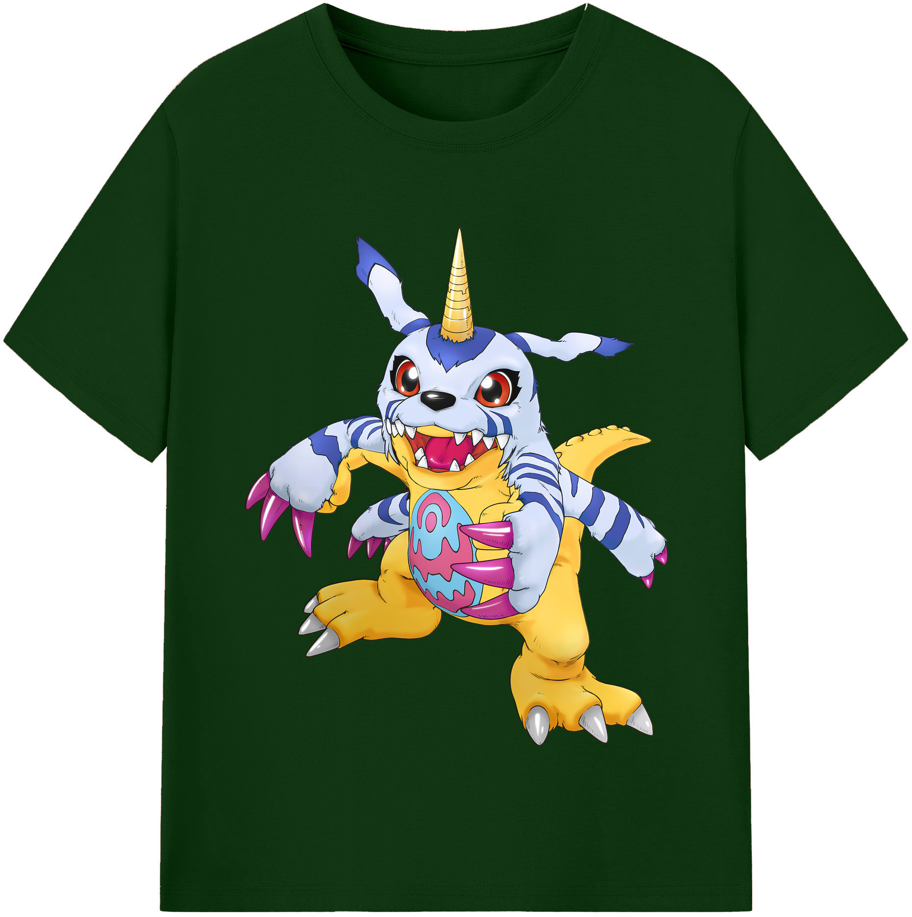 （画像用） Digimon デジタルモンスター/デジモン 綿100％半袖Tシャツ（フロントプリント）